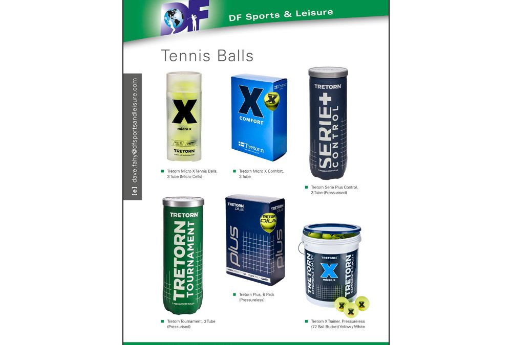 DF Sports & Leisure, Tennis Catalogue