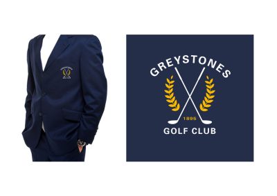 Greystones Golf Club Logo for clothing brand