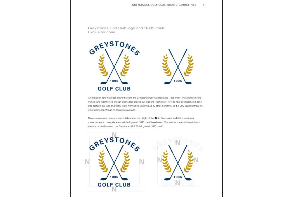 Greystones Golf Club, brand guidelines